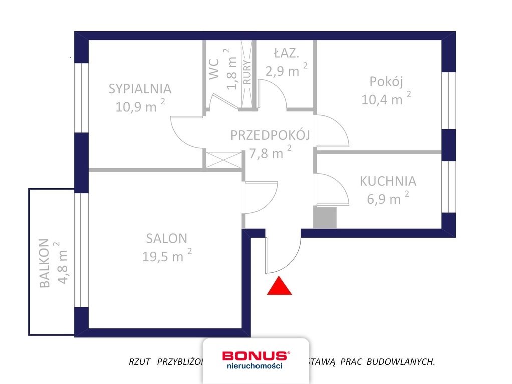 Mieszkanie trzypokojowe na sprzedaż Warszawa, Bielany, Chomiczówka, Osikowa  62m2 Foto 4