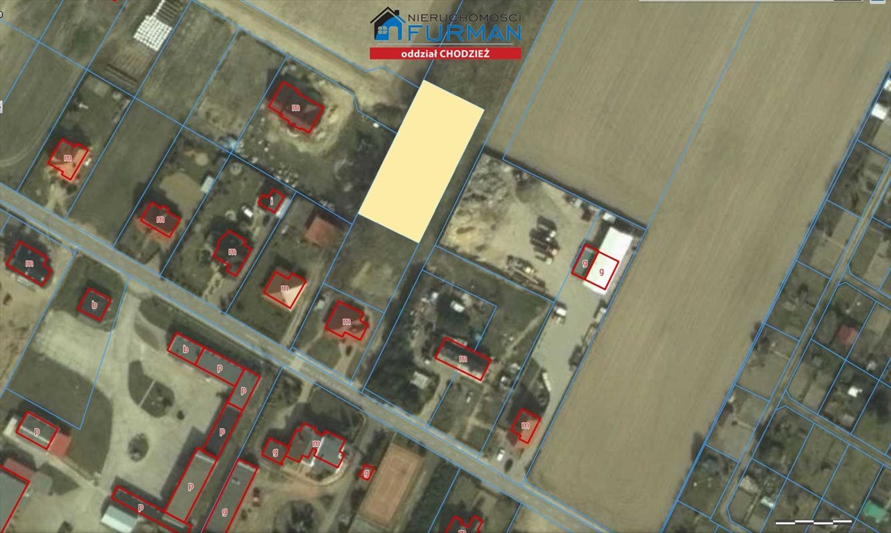 Działka budowlana 1593 m² w Szamocinie, media w drodze Szamocin  1 593m2 Foto 1