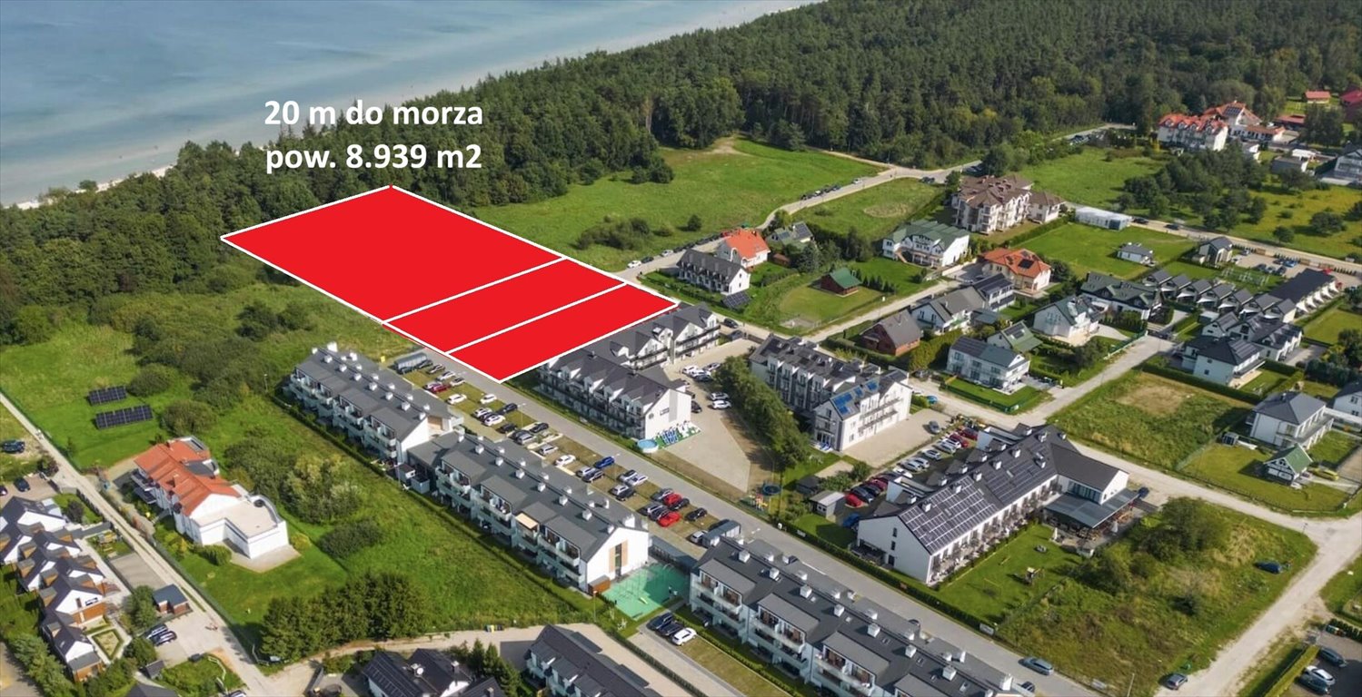 Działki nad morzem w Grzybowie, 8 939 m², inwestycja Grzybowo, Żeglarska  8 939m2 Foto 1