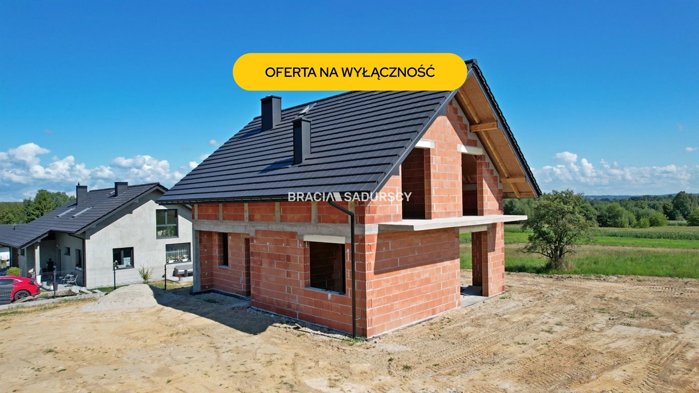 Dom w stanie surowym z widokami i funkcjonalnym układem Brzezinka, Dolna  145m2 Foto 1