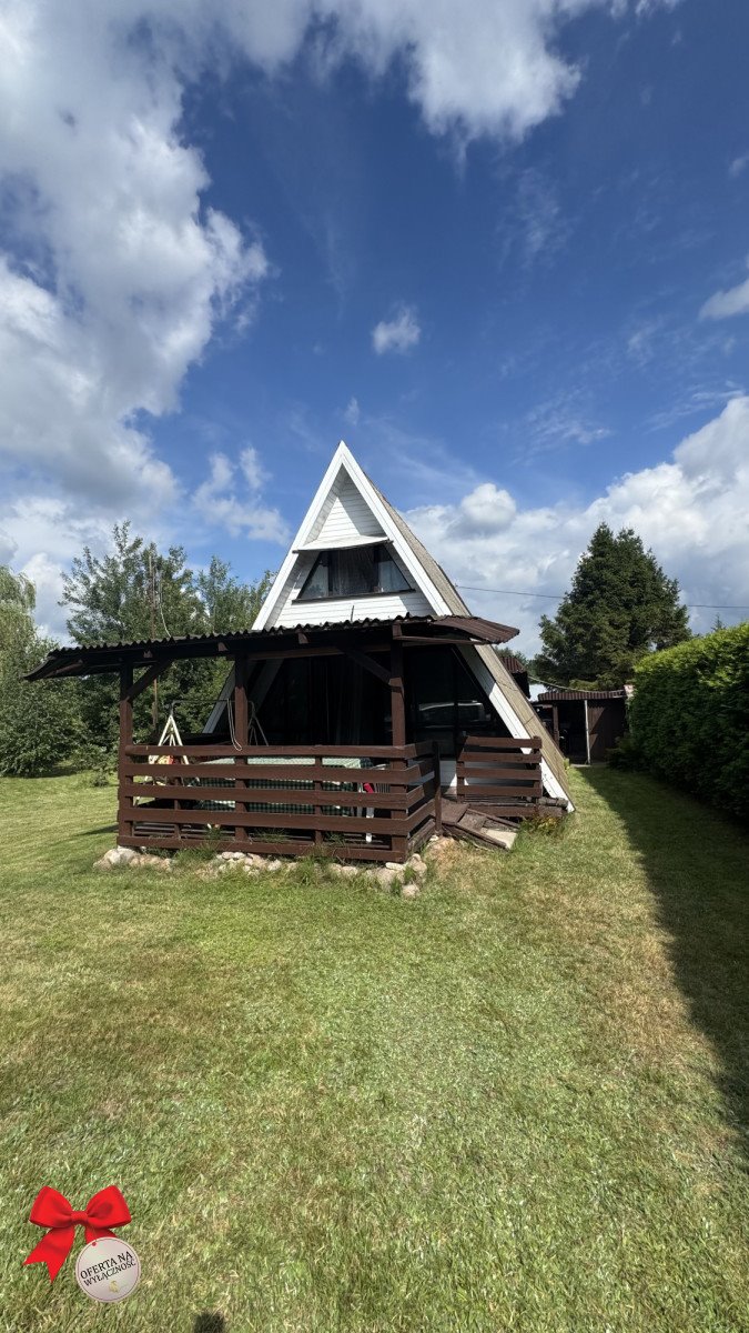 Urokliwy domek nad jeziorem Łukcze, 50 m2, tarasy Rogóźno  50m2 Foto 1