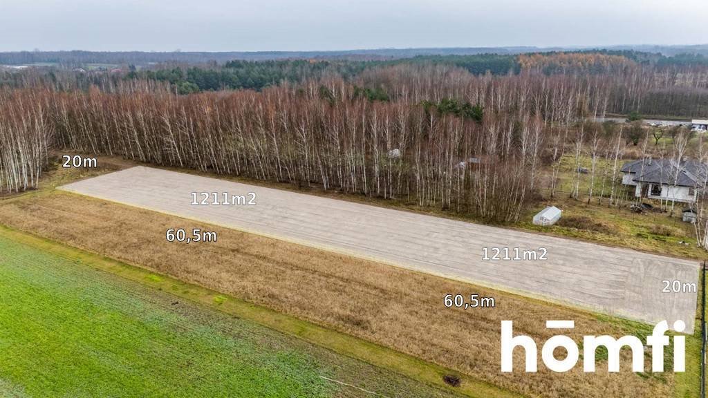 Działka w Garnie pod dom z ogrodem, las, media Garno, Sosnowa  1 211m2 Foto 1