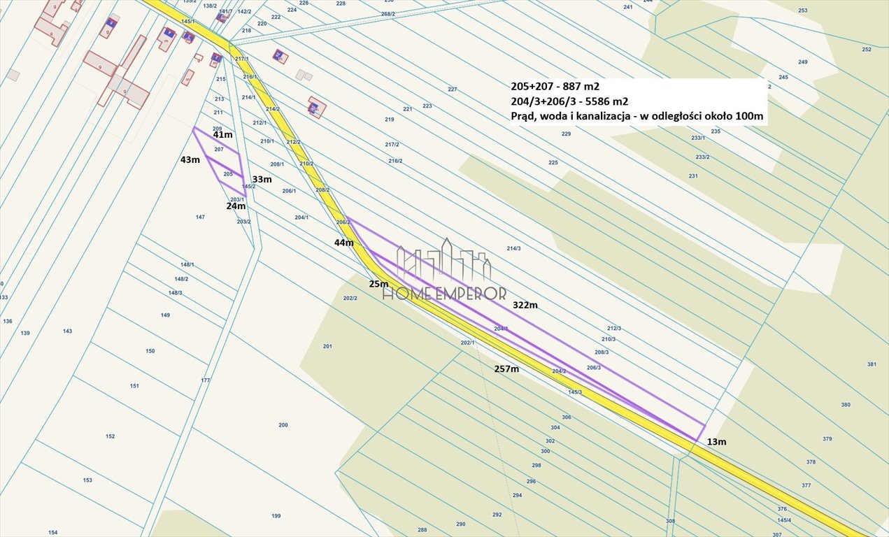 Zapraszam do zakupu działek 887 m² w Nowym Grabowie Nowy Grabów  887m2 Foto 1