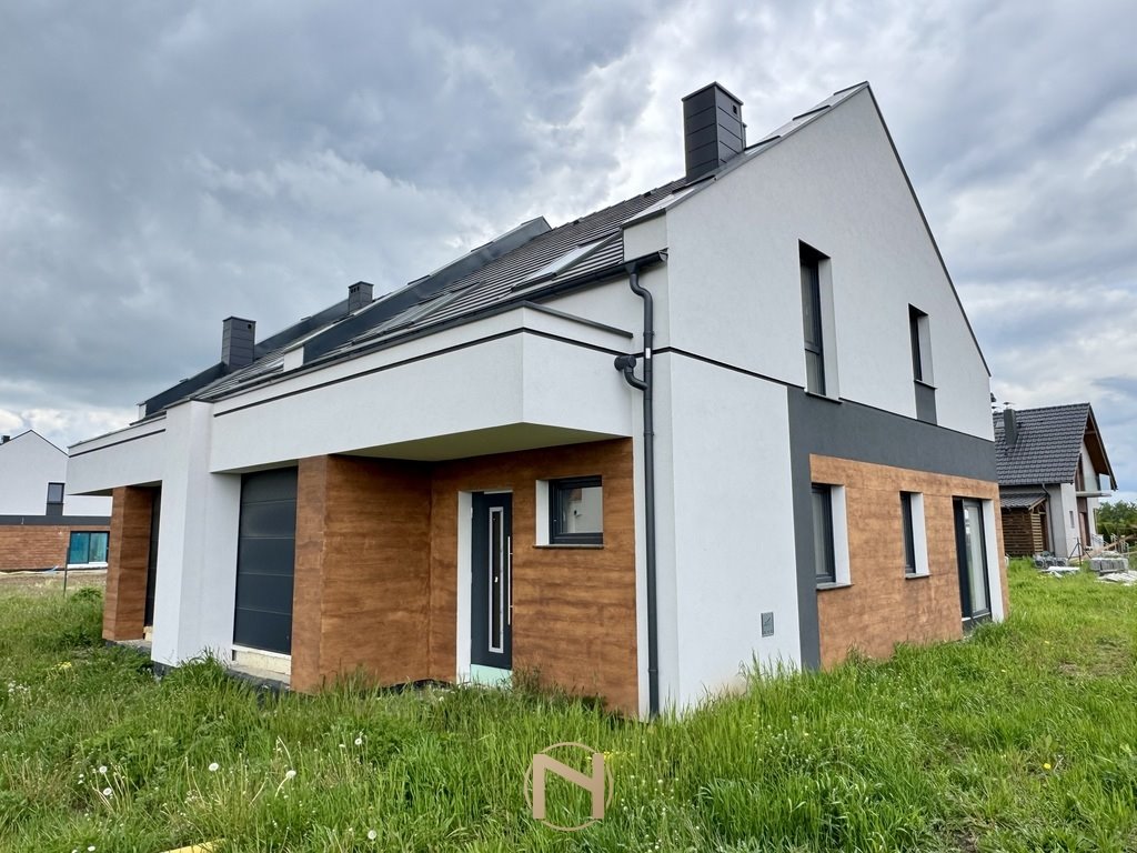 Na sprzedaż nowoczesny dom bliźniaczy 102 m² w Deszcznie Osiedle Poznańskie  102m2 Foto 1