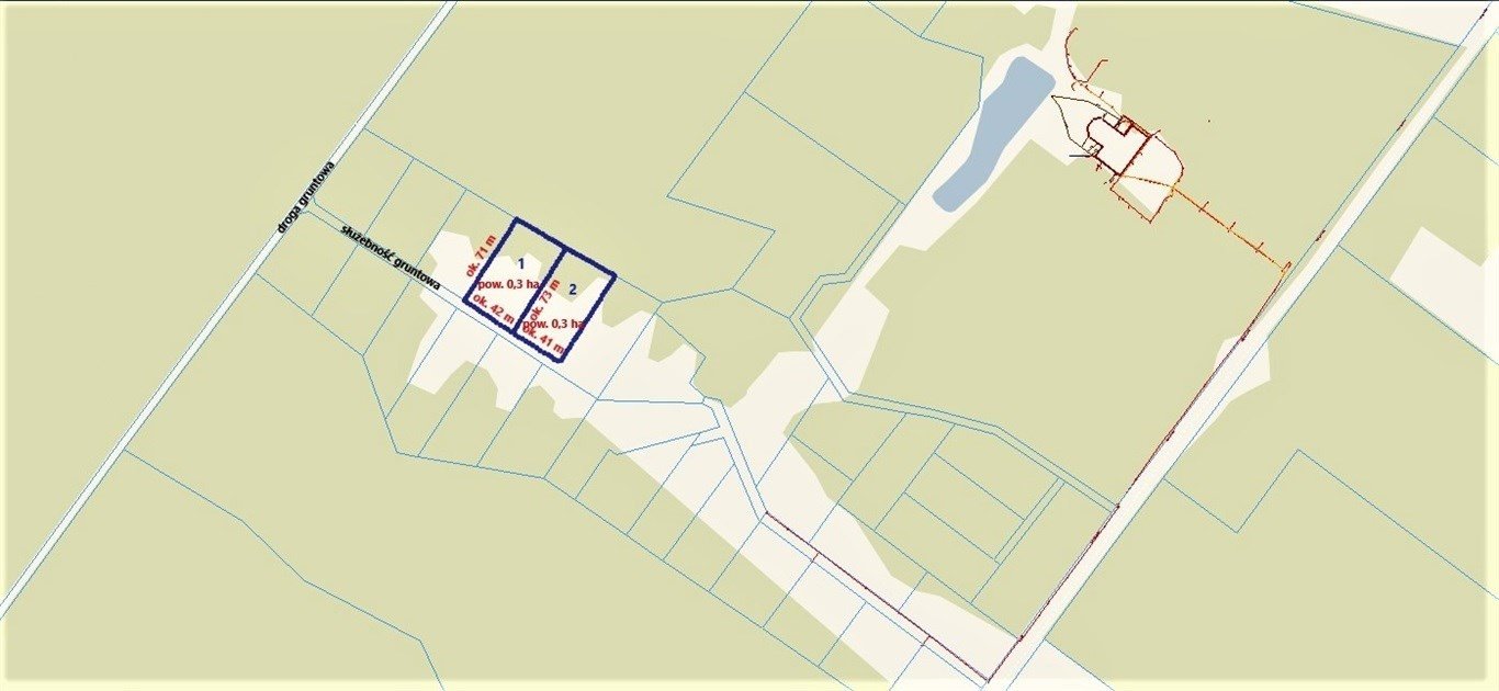 Działki 3000 m² w Gródku – idealne pod inwestycję! Gródek  3 000m2 Foto 1
