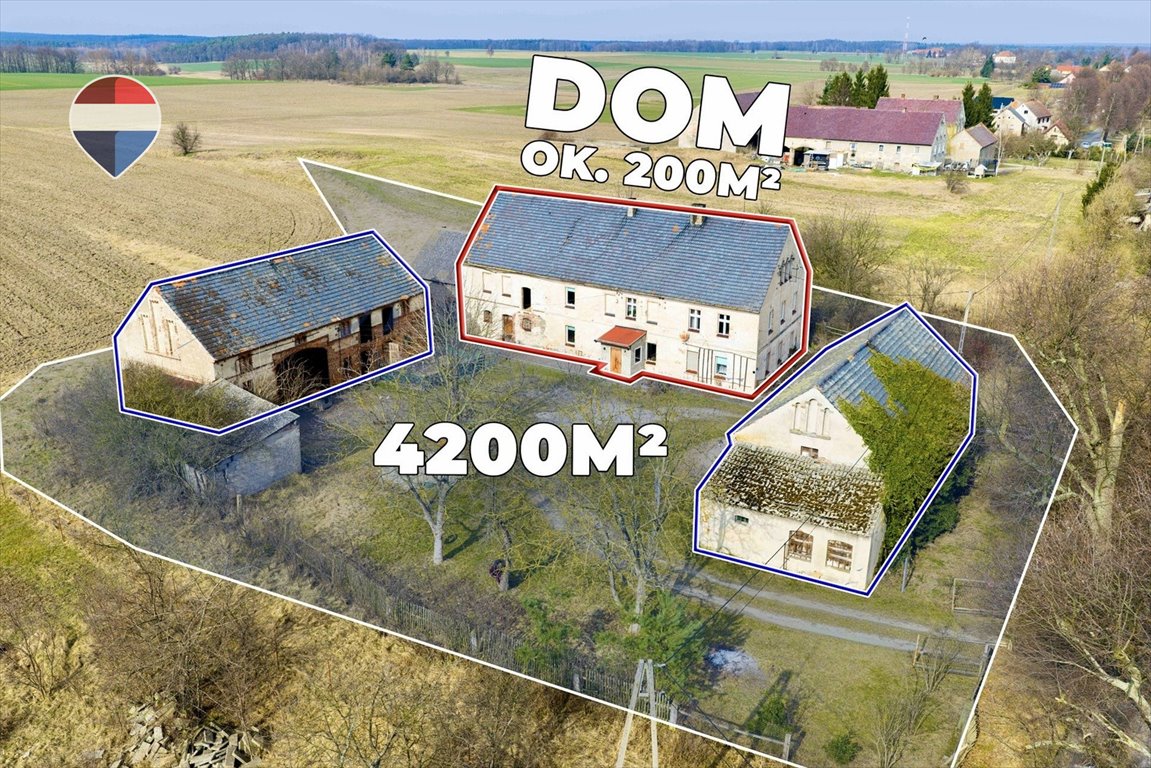 Sprzedam dom z 8 pokojami i dużą działką 4200 m² w Starym Lomie Stary Łom, 19  250m2 Foto 1