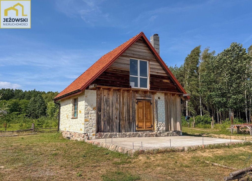 Polecam urokliwy dom z naturalnych materiałów 70 m² z możliwością rozbudowy Ławeczko Stare  70m2 Foto 1