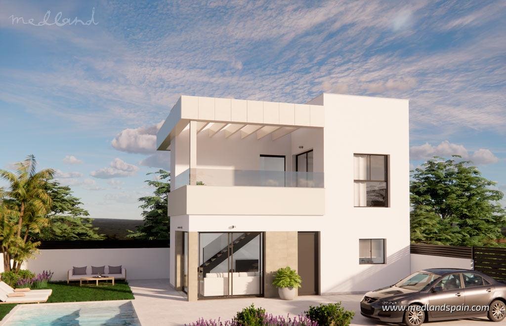 Nowoczesny dom z basenem i 3 sypialniami w Vistabella Golf Hiszpania, Vistabella Golf  95m2 Foto 1