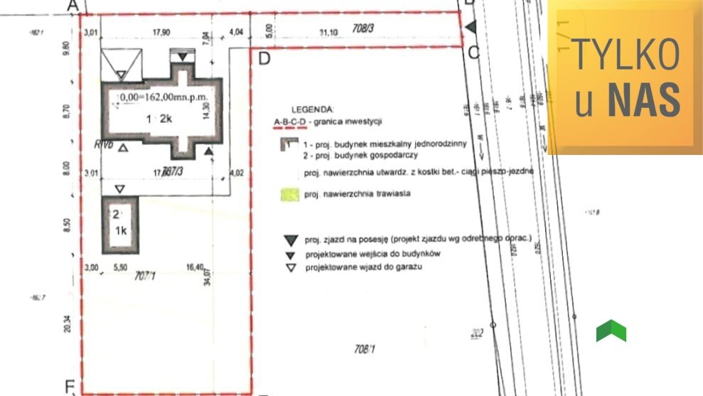 Działka budowlana na sprzedaż Topolany  2 784m2 Foto 3