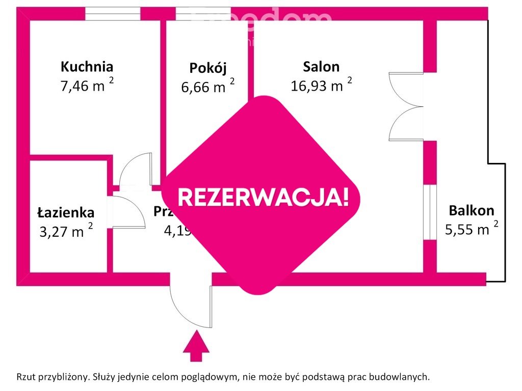 Mieszkanie dwupokojowe na sprzedaż Ełk, por. Władysława Świackiego "Sępa"  39m2 Foto 12