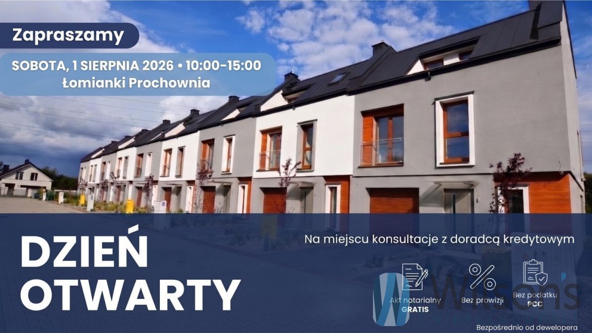 Segment 172 m² z ogródkiem i garażem - zapraszam Łomianki, Buraków, Prochownia  172m2 Foto 1