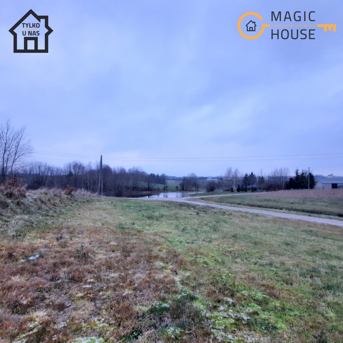 Działka 1215 m² z widokiem na las i staw w Kaszubach Szarłata  1 215m2 Foto 1