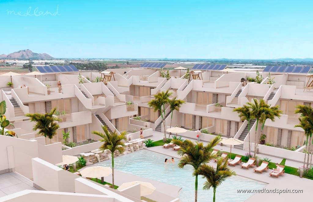 Nowoczesne apartamenty z ogrodem lub solarium w Torre Pacheco Hiszpania, Torre Pacheco  80m2 Foto 1