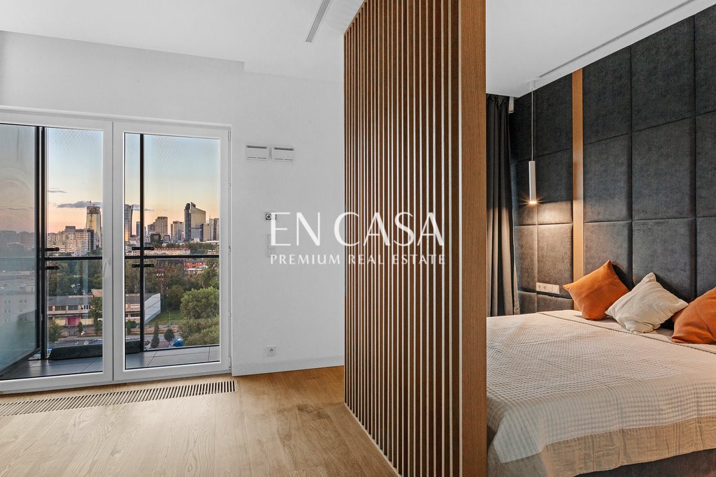 Nowoczesne studio z widokiem na Warszawę, garaż, osiedle Warszawa, Wola  31m2 Foto 1