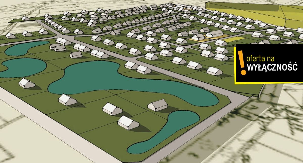 Unikatowa działka 33,26 ha pod resort sportowo-rekreacyjny Przybyszowy, Staw  332 600m2 Foto 1