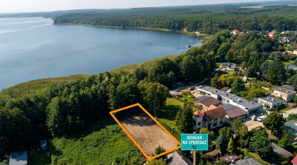 Działka nad jeziorem w Starkowie – 643 m², widok, las Starkowo  643m2 Foto 1