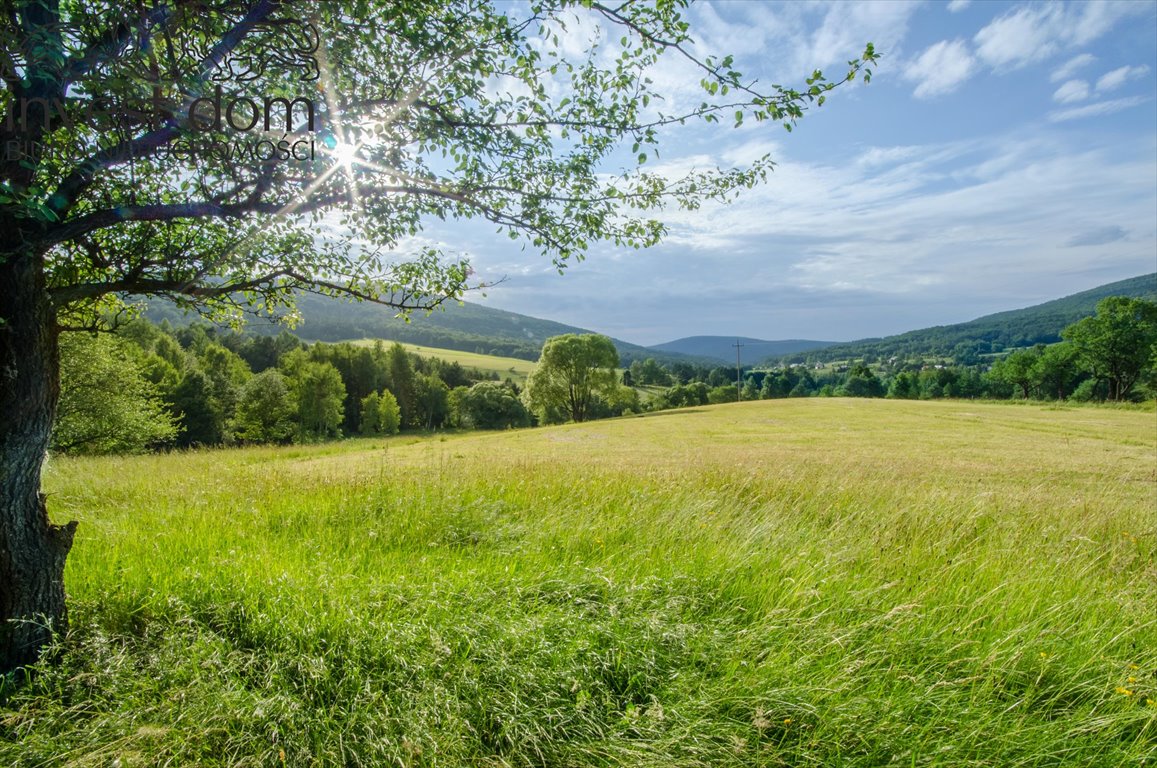 Działka w Beskidach z widokami i prądem, 3030 m² Bartne  3 030m2 Foto 1