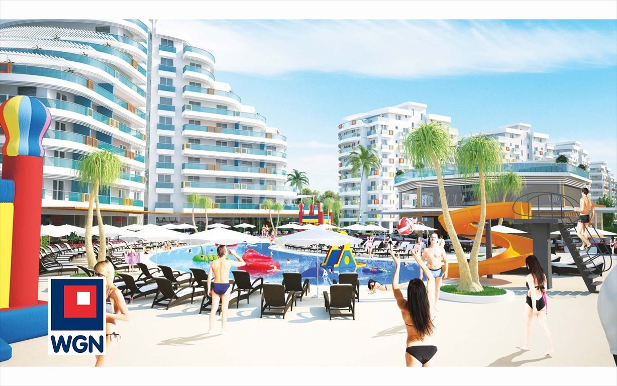 Studio 47 m2 z tarasem 200 m od plaży Long Beach Cypr, Iskele, Famagusta, Long Beach  47m2 Foto 1