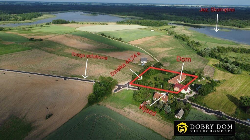 Urokliwy dom z widokiem na jezioro i dużą działką Kulesze  80m2 Foto 1