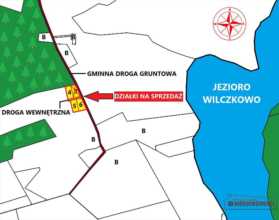 Działka budowlana na sprzedaż Janowo  1 550m2 Foto 3