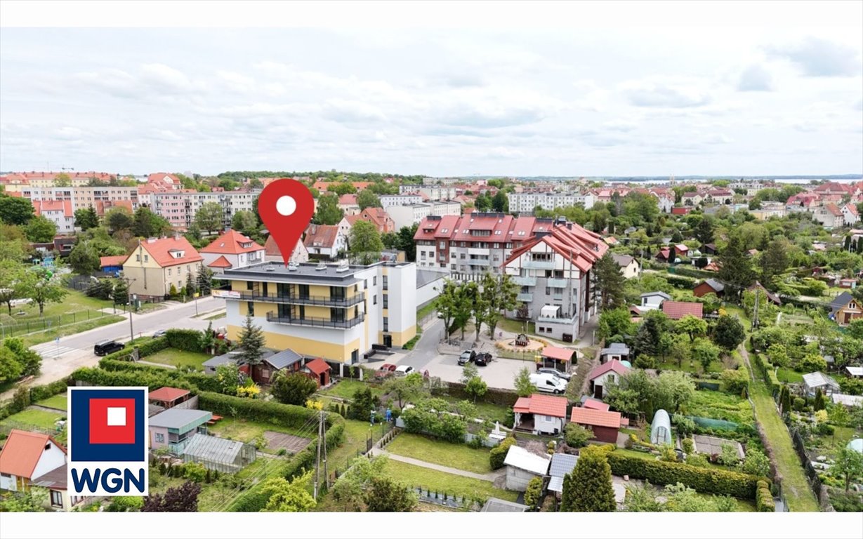 Nowoczesny apartament 65,46 m2 z balkonem i widokiem Giżycko, Wilanowska  65m2 Foto 1