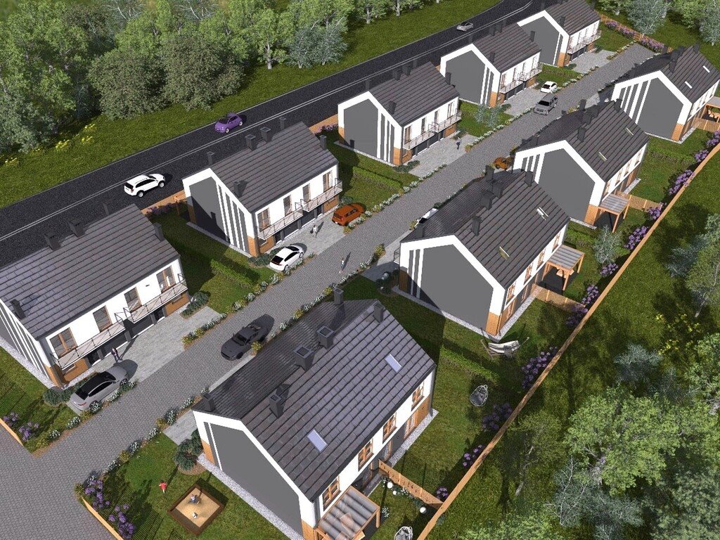 Nowoczesny dom bliźniak z garażem i ogrodem, 123 m² Głogów Małopolski, Partyzantów  123m2 Foto 1