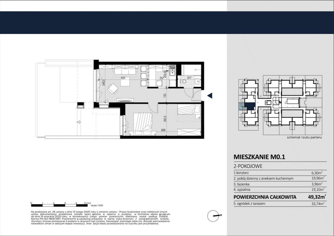 Mieszkanie dwupokojowe na sprzedaż Harsz  50m2 Foto 3