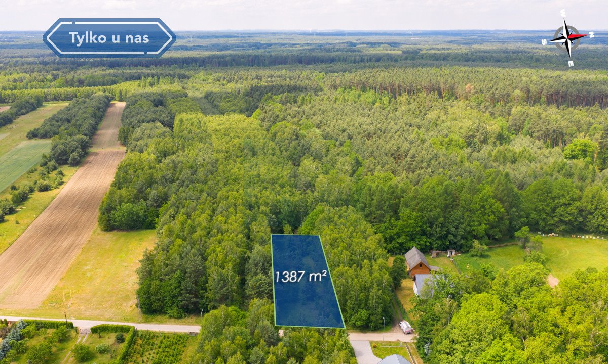 Działka budowlana na sprzedaż Ostrowy nad Okszą  1 387m2 Foto 4