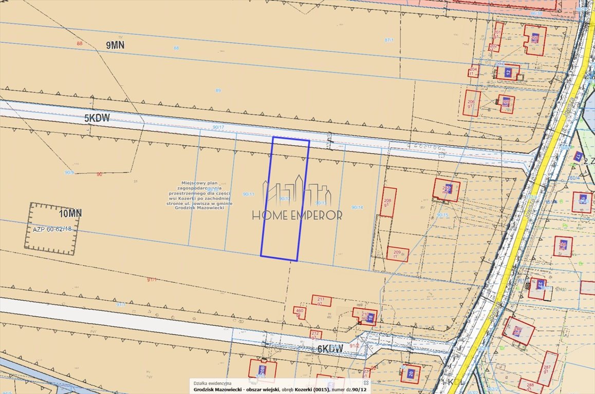 Do sprzedania działka 1365 m² w Kozerkach z mediami Kozerki, Jowisza  1 365m2 Foto 1