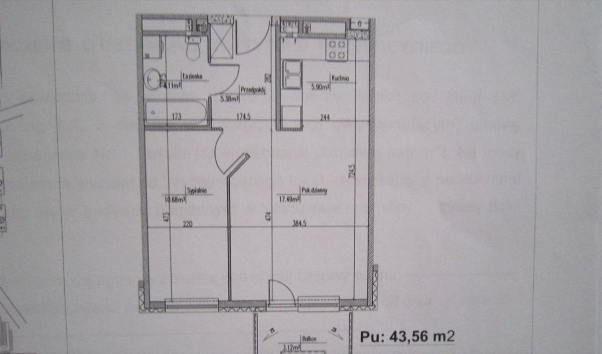 Mieszkanie dwupokojowe na sprzedaż Warszawa, Białołęka Grodzisk, Kartograficzna  43m2 Foto 1