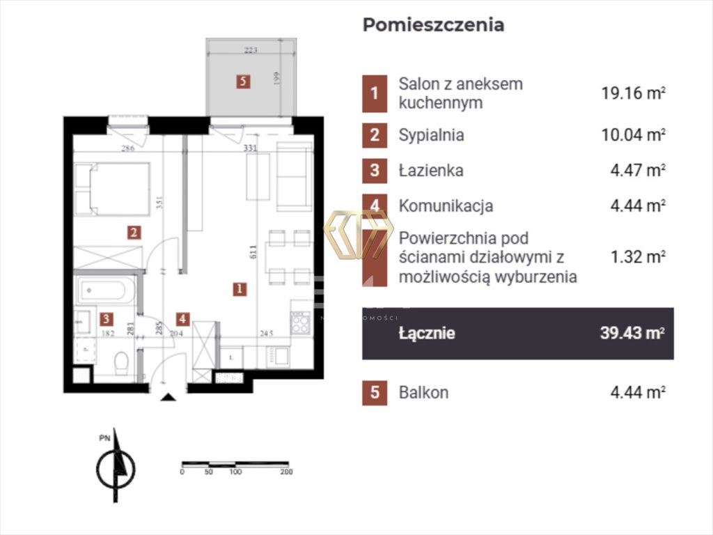 Mieszkanie dwupokojowe na sprzedaż Dąbrowa Górnicza, Przemysłowa  39m2 Foto 5