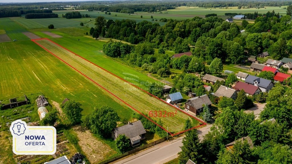 Działka budowlana na sprzedaż Rafałówka  6 332m2 Foto 1