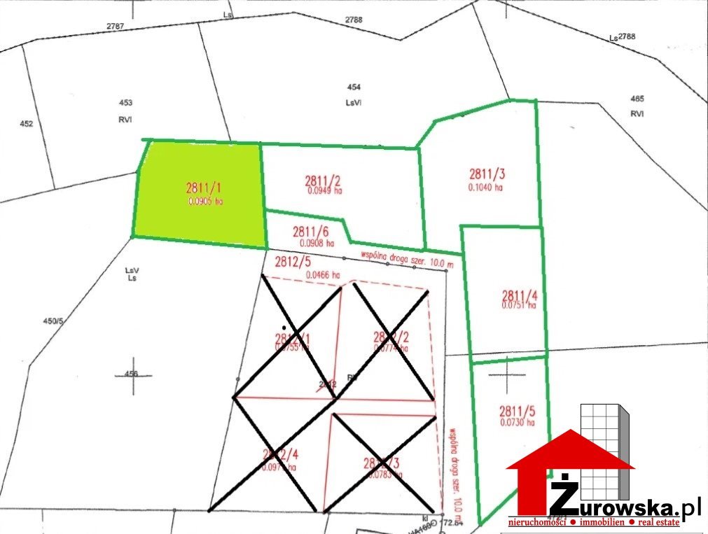 Działka 1040 m2 pod zabudowę jednorodzinną, media w drodze Kędzierzyn-Koźle  1 040m2 Foto 1
