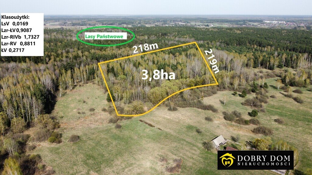 Działka rolna na sprzedaż Zabłotczyzna  38 000m2 Foto 1