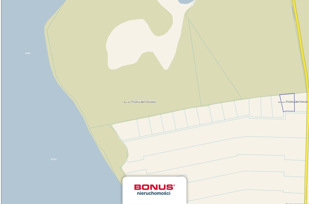 Działka nad Jeziorem Siecino 3001 m2 z potencjałem Cieszyno  3 001m2 Foto 1