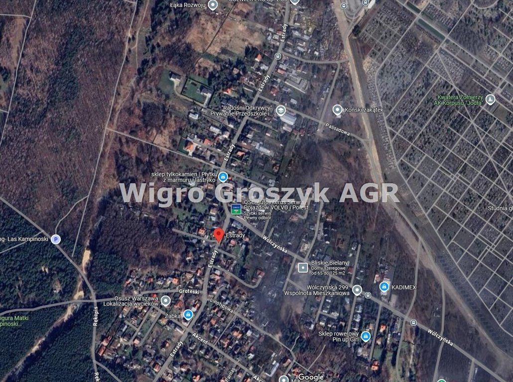 Działka budowlana na sprzedaż Warszawa, Bielany, Wólka Węglowa  1 050m2 Foto 1