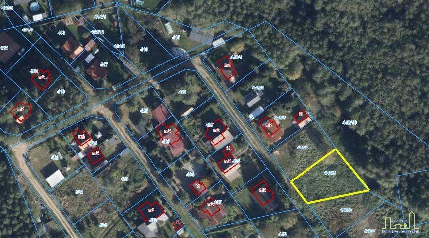 Działka 629 m² pod rekreację, las, jezioro, media Uście  629m2 Foto 1