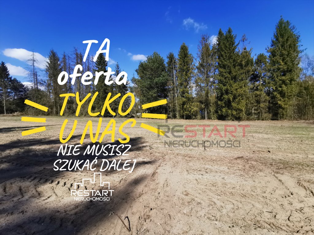 Działka budowlana 1030 m² w spokojnej okolicy z prądem Bartoszówka  1 030m2 Foto 1