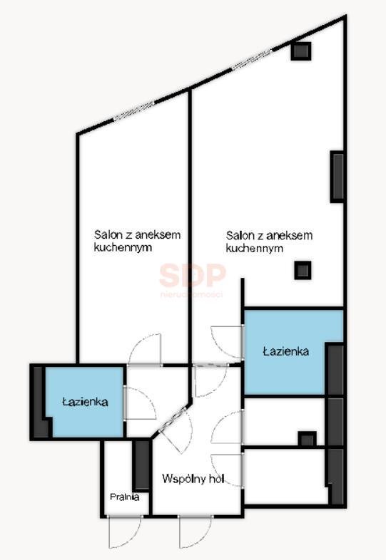 Mieszkanie dwupokojowe na sprzedaż Wrocław, Stare Miasto, Stare Miasto, Św. Mikołaja  59m2 Foto 1