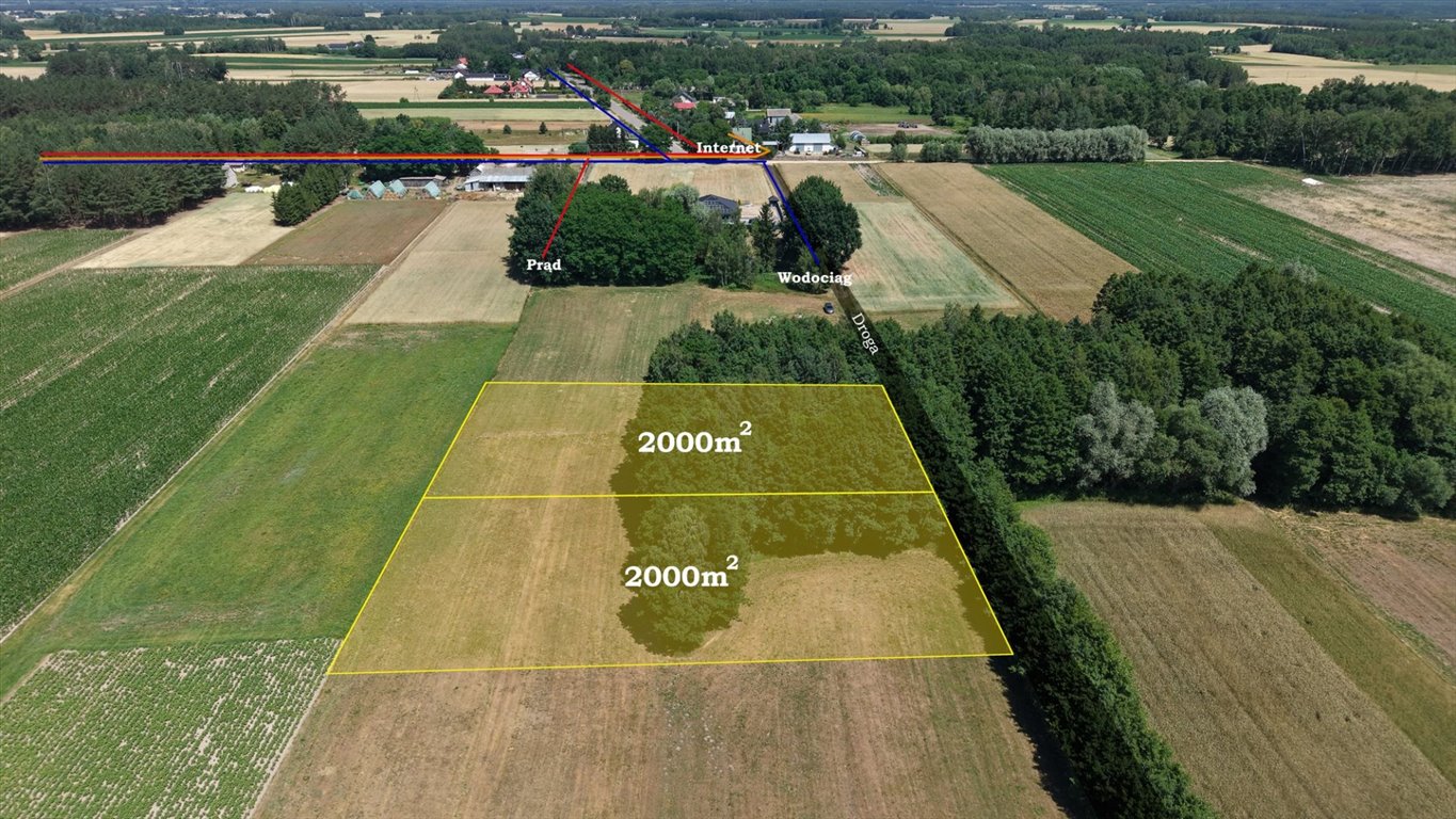 Na sprzedaż działki 2000 m² w Ślepowronach - idealne pod dom i inwestycję Ślepowrony  2 000m2 Foto 1