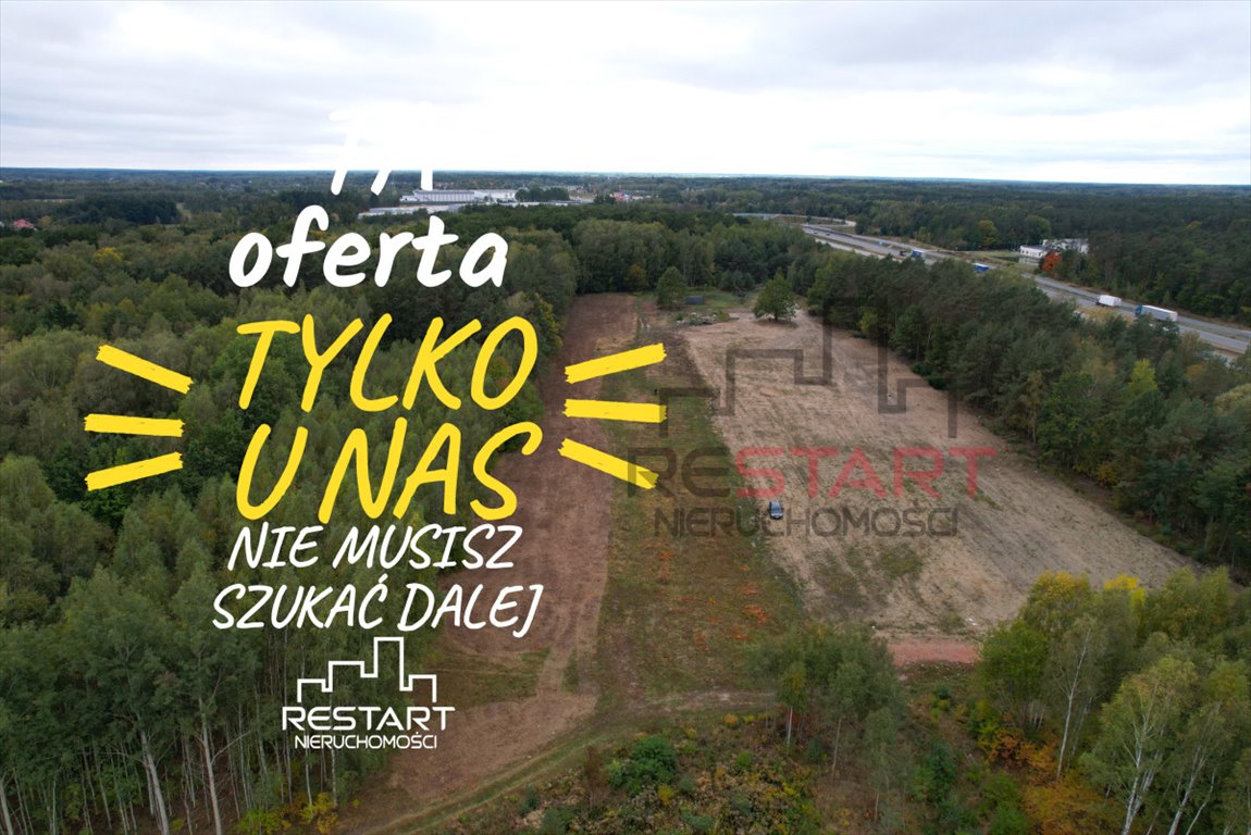 Działka inwestycyjna 23 300 m² przy S8 z planem zmian MPZP Siestrzeń  23 300m2 Foto 1