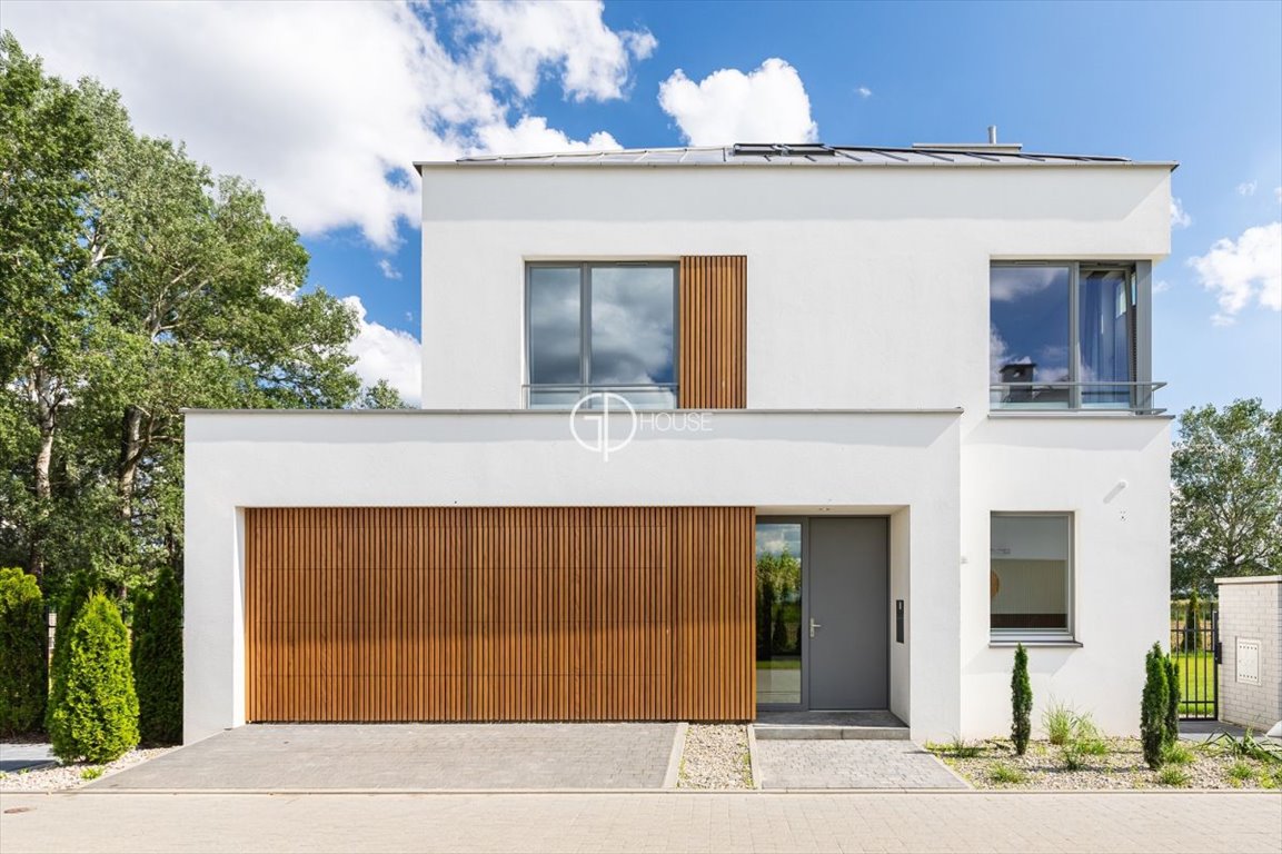 Nowoczesny dom 2022 z dużym ogrodem i garażem w Wilanowie Warszawa, Wilanów, Zawady  285m2 Foto 1