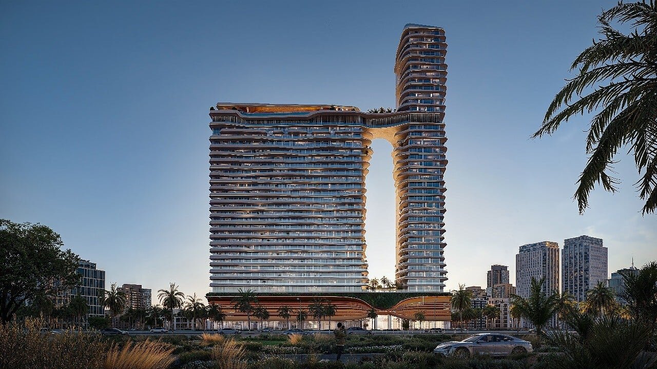 Luksusowe apartamenty Versace w JVC z panoramicznym widokiem Zjednoczone Emiraty Arabskie, Jumeirah Village Circle, Jumeirah Village Circle, Jumeirah Village Circle,  46m2 Foto 1