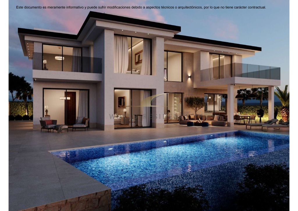 Luksowne wille z widokiem na morze, basen i garaż Hiszpania, Benidorm  553m2 Foto 1