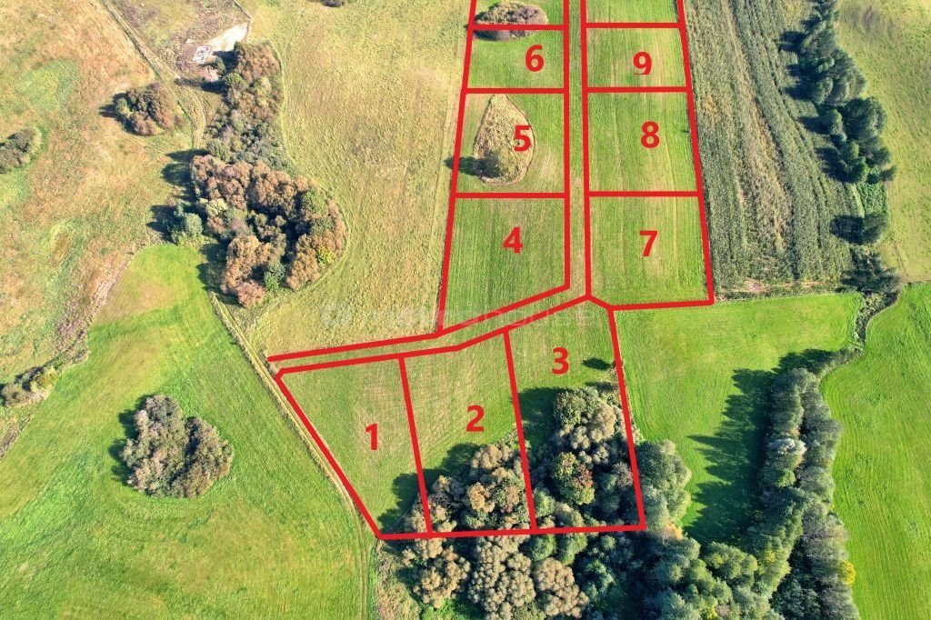 Malownicze działki nad Jeziorem Krzywe – spokój i natura Krzywe  3 004m2 Foto 1