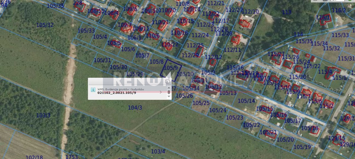 Działka budowlana 1000 m² w Osieku – prąd, gaz, woda Osiek  1 000m2 Foto 1