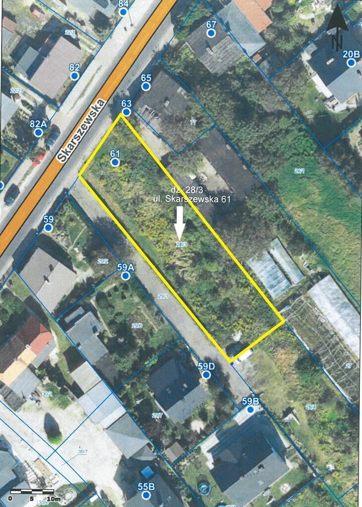 Działka 942 m² w Kaliszu - przy ul. Skarszewskiej Kalisz, Skarszewska  942m2 Foto 1
