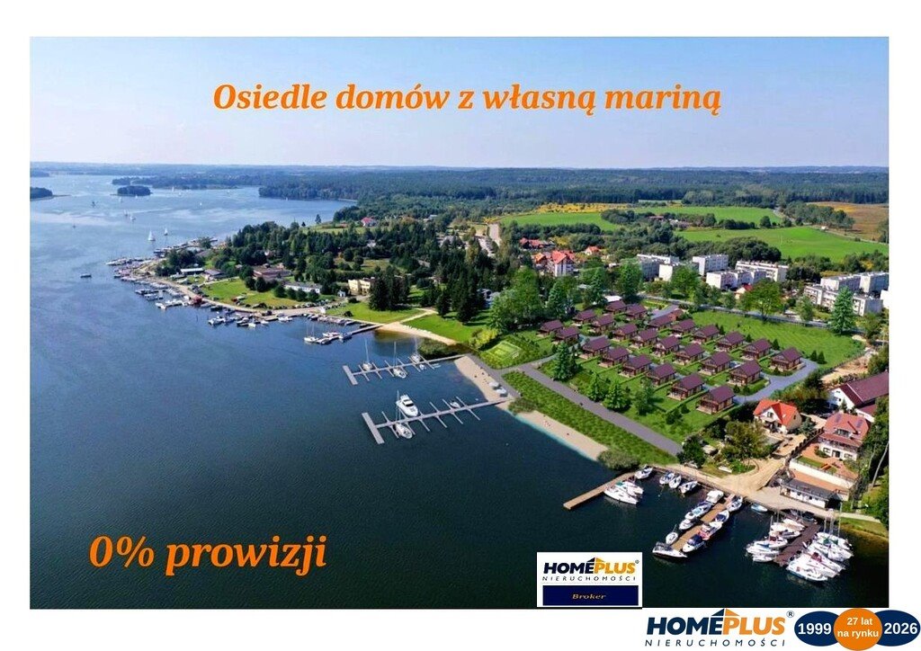 Dom nad Jeziorem Ryńskim (308 m² działki, taras 26,5 m²) Ryn  106m2 Foto 1