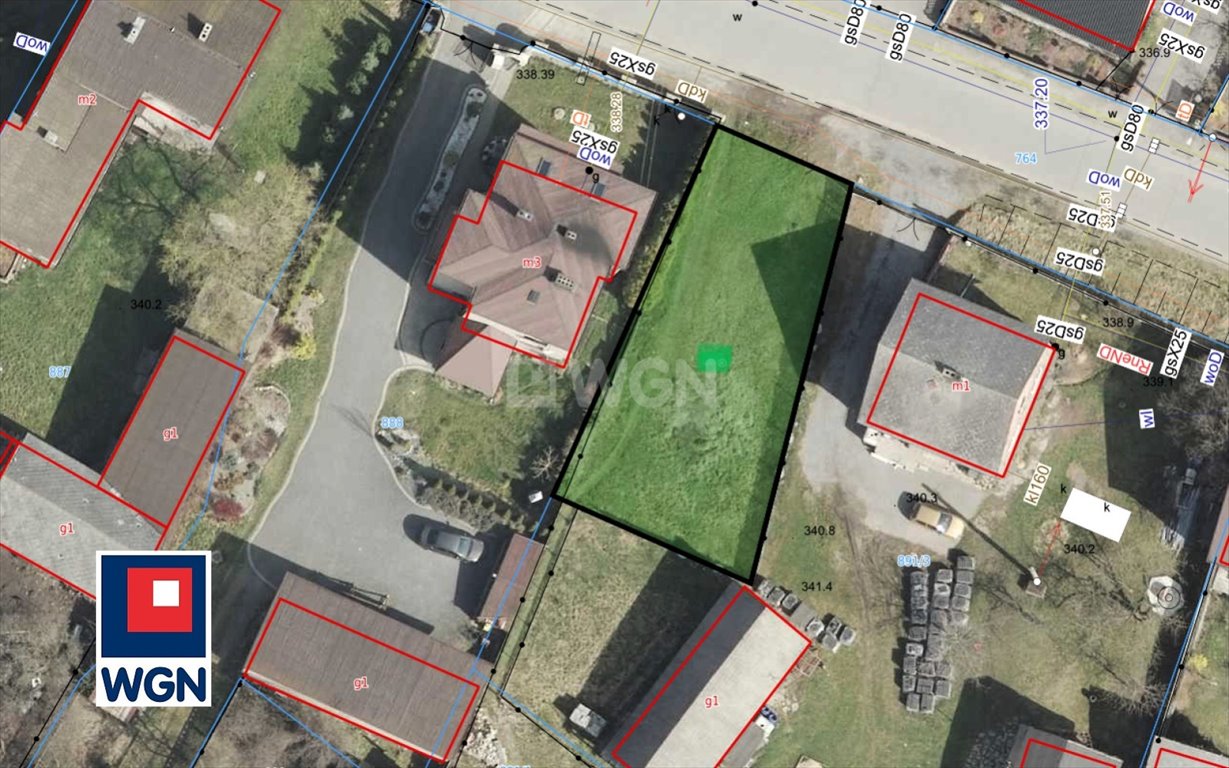 Zapraszam do zakupu działki 348 m² z planem zagospodarowania w Myszkowie Myszków, Będusz, Będusz  348m2 Foto 1
