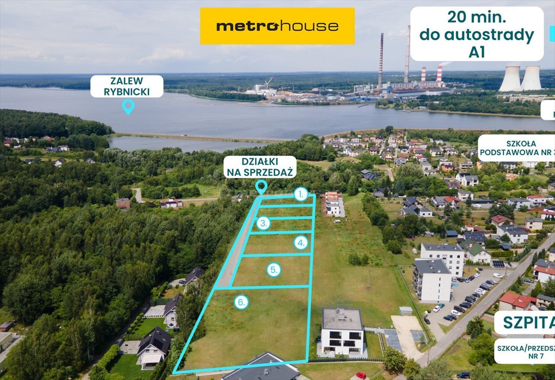 Działka budowlana na sprzedaż Rybnik, Bratków  724m2 Foto 1